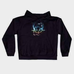 the last space bender Kids Hoodie